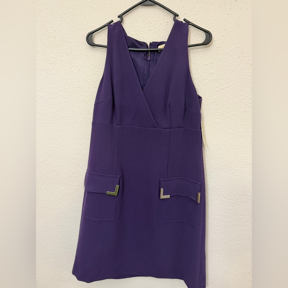 Michael Kors Deep Purple Mini Dress